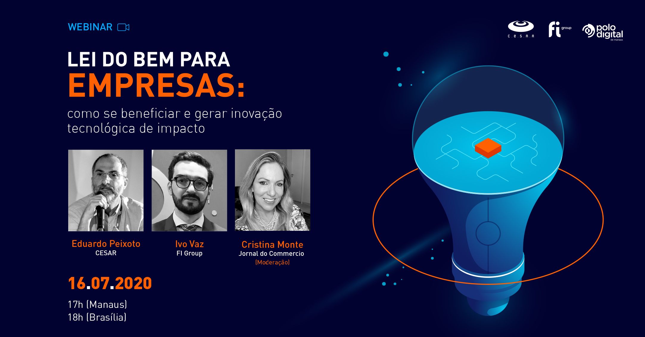 Imagem - 16/07: Webinar Lei do Bem para empresas